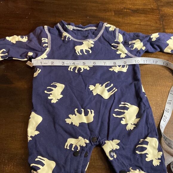 Baby Girls Boys Don't Moose with Me Letter Print Romper Jumpsuits One-Piece - Picture 7 of 7